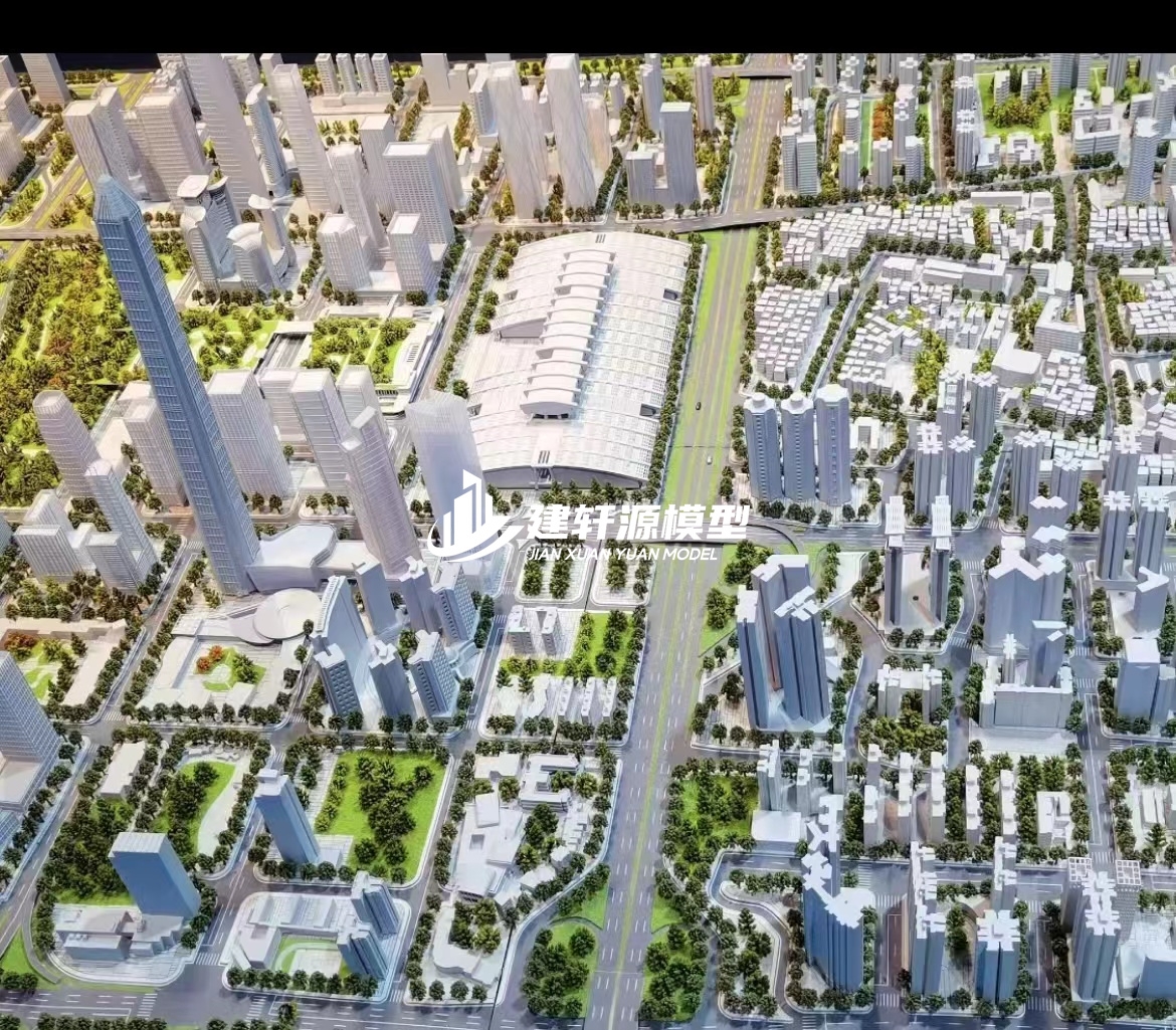 南浔城市规划模型